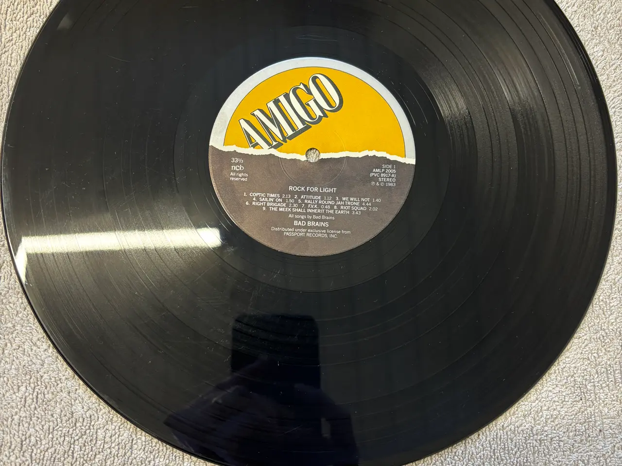 Billede 5 - Bad Brains – Rock For Light LP | Amigo (AMLP 2005)
