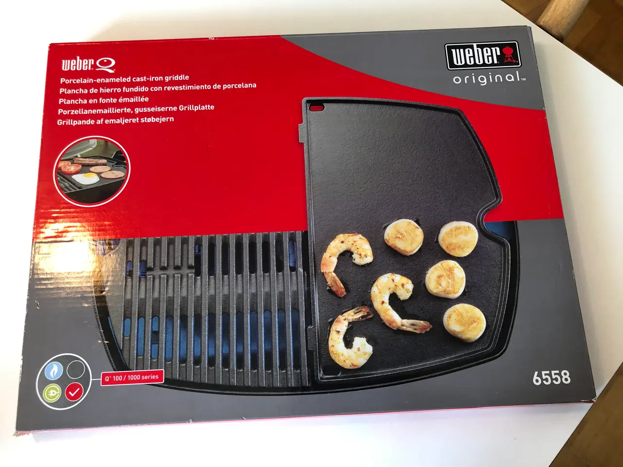 Billede 1 - SOLGT!!! Weber (original) grill