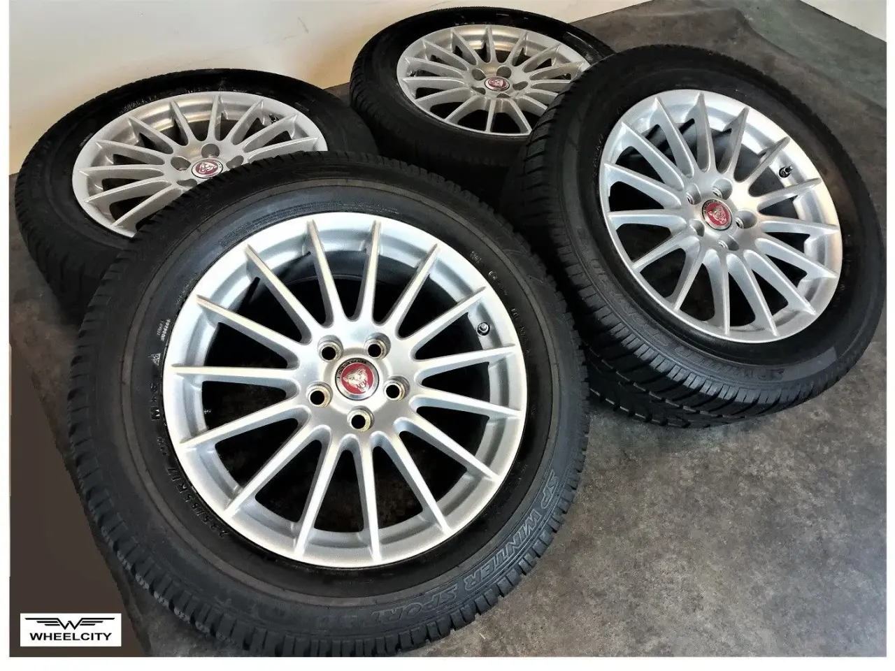Billede 1 - 5x108 17" ET49 Jaguar Libra vintersæt ink. TPMS
