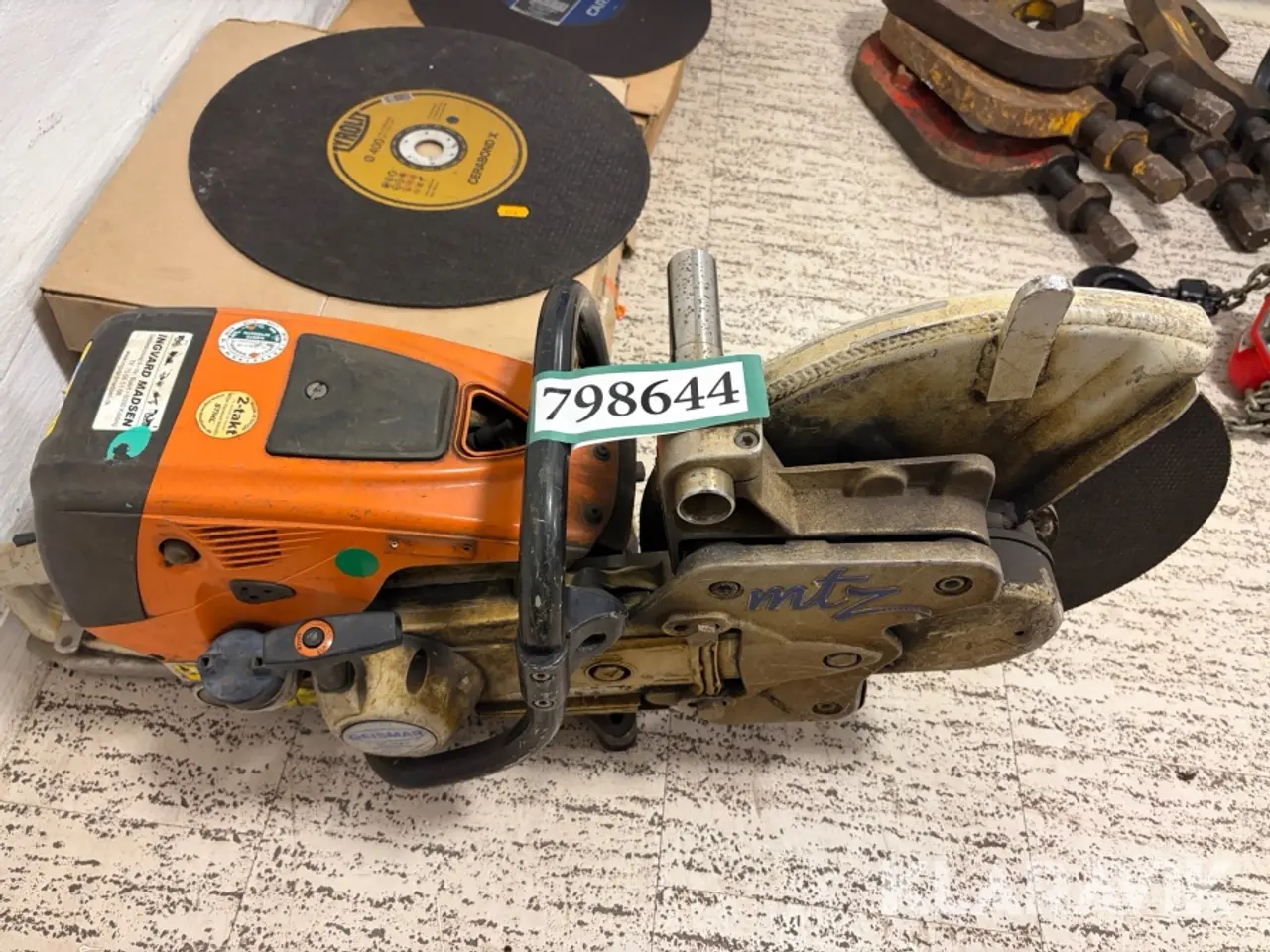 Billede 2 - Kapsav Stihl TS 800 inkl. skæreskiver