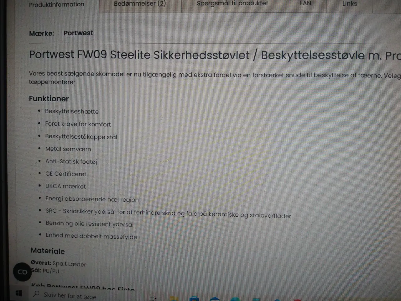Billede 7 - Sikkerheds-støvlet, str. 43.