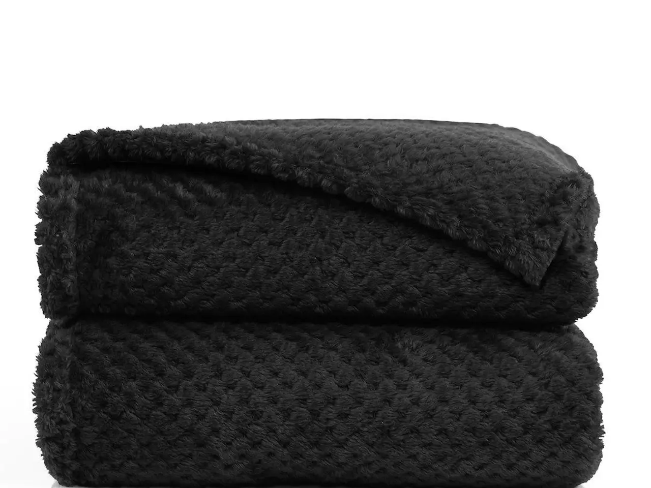 Billede 4 - DecoKing HENRY plaid - sort jacquard, moderne 220×240 cm