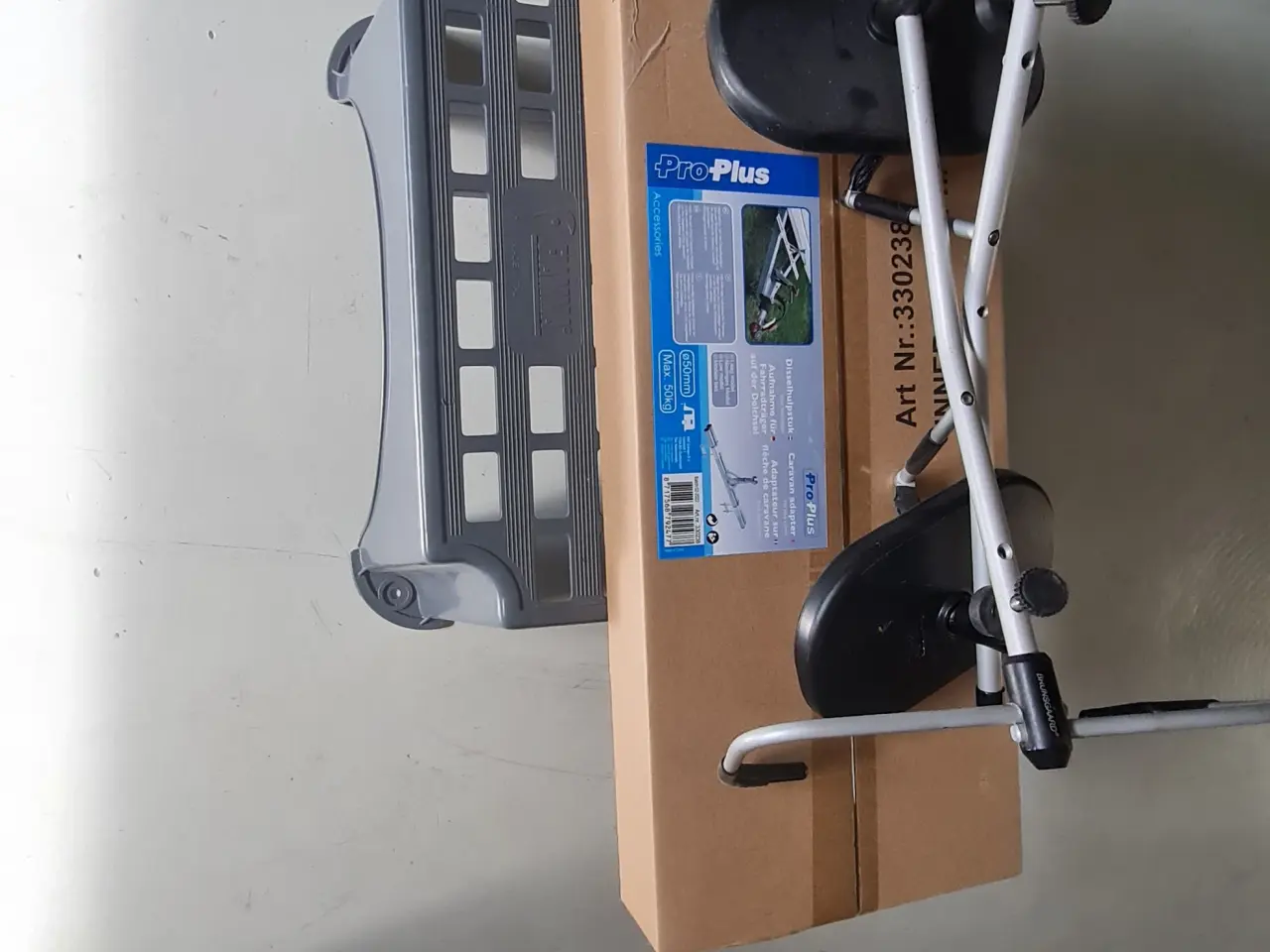 Billede 1 - Campingspejle, Fiamma skammel, bom for cykelholder