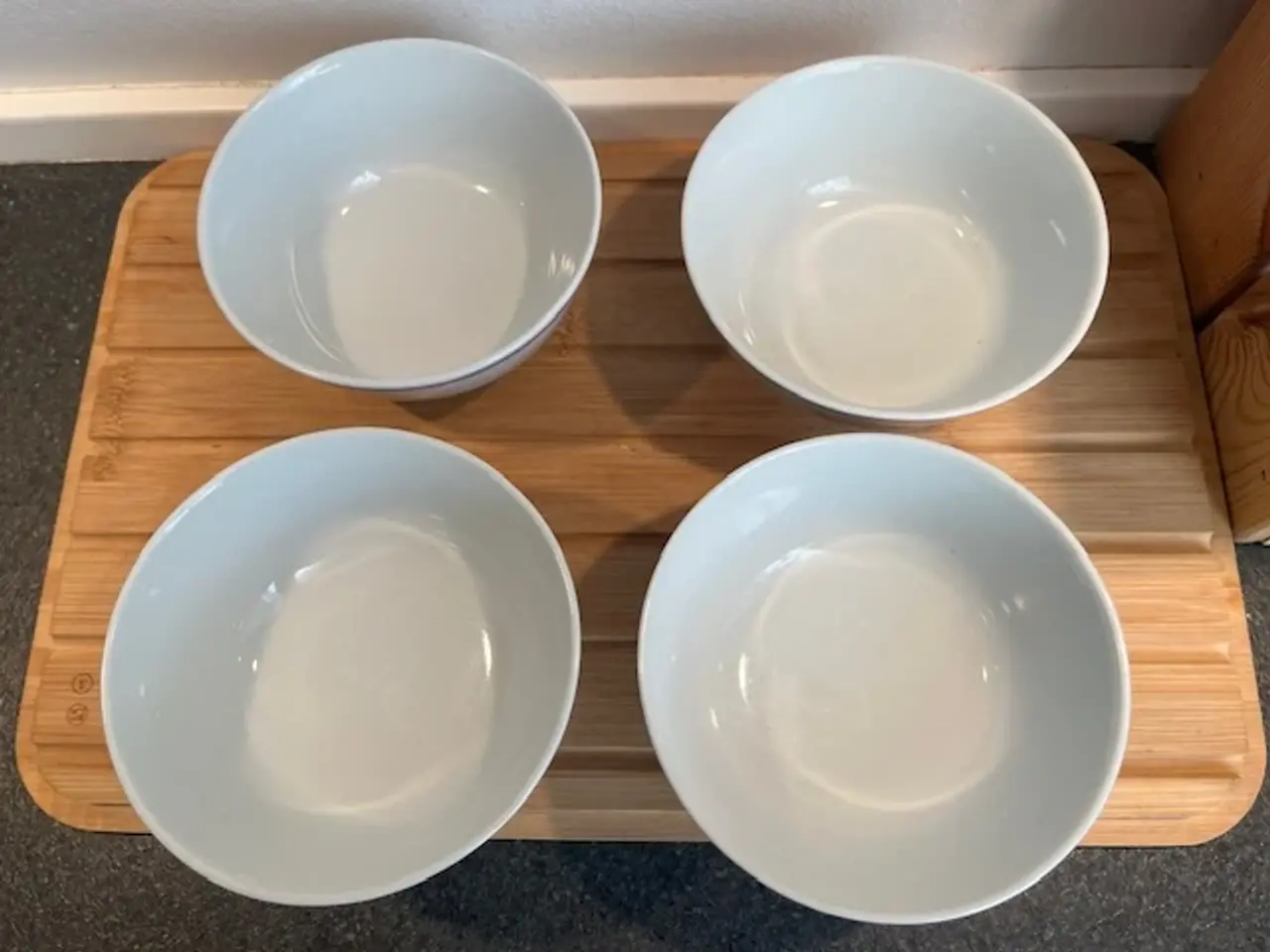 Billede 3 - Sæt med 5 smukke kinesiske porcelænsskåle–Blå&hvid