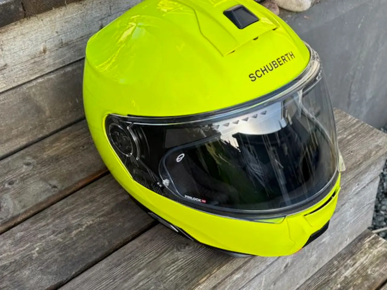 Billede 2 - SCHUBERTH C5 Fluo Yellow, Størrelse L / 59