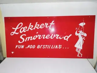 super fedt plastik skilt