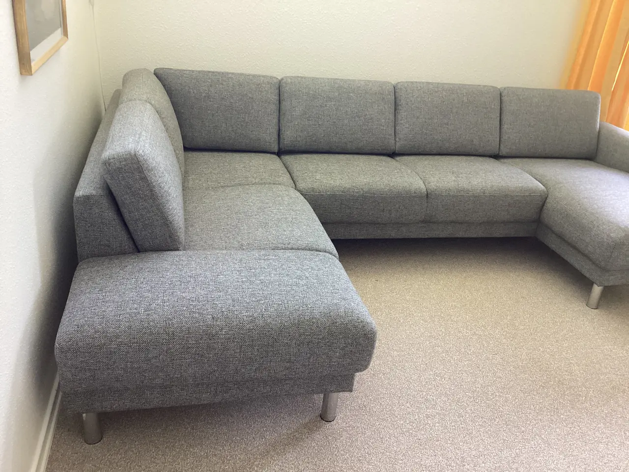 Billede 3 - Cleveland sofa med og chaiselong og pufafslutning