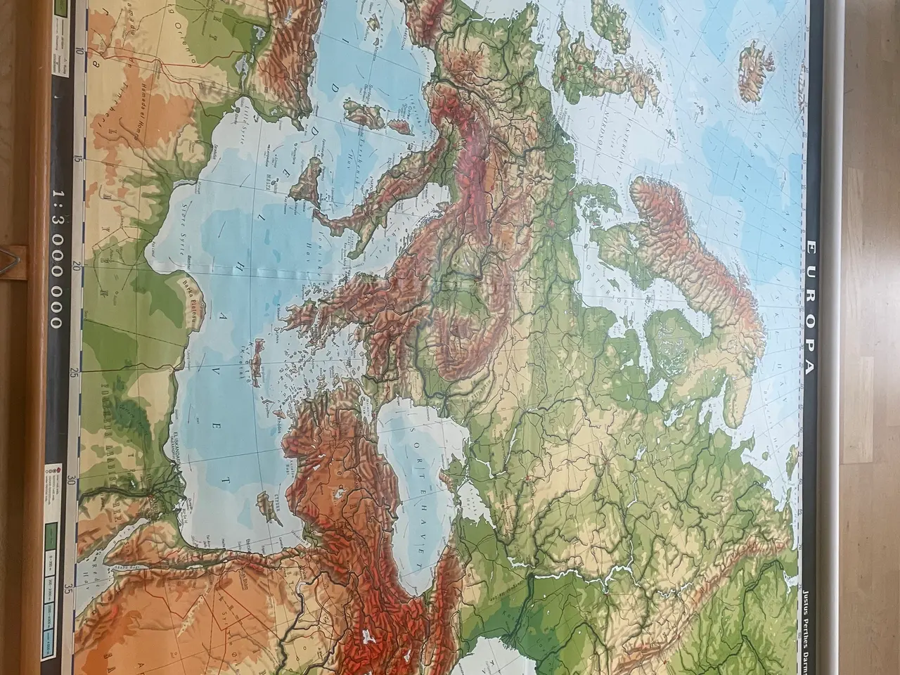 Billede 1 - Europakort, til vægophæng