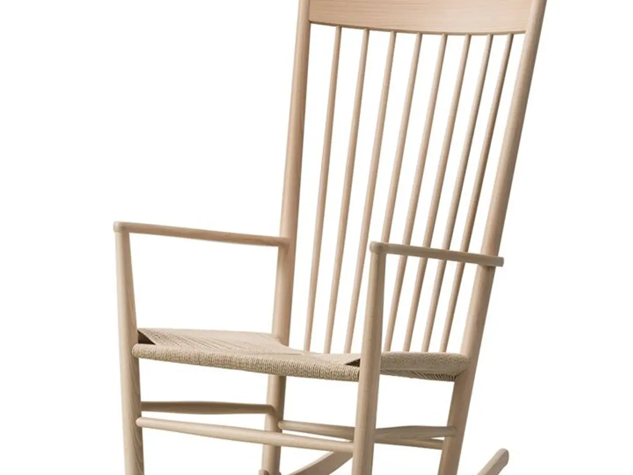 Billede 2 - Wegner J16 Rocking Chair 16000 by Hans J. Wegner FREDERICIA FURNITURE Str.: W62 x D85 x H107 x SH42 cm