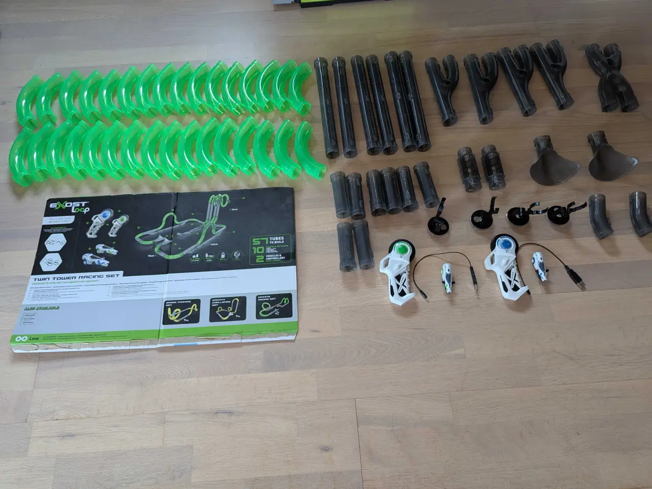 Billede 1 - Exost twin racerbane med 2 biler + 2 controller