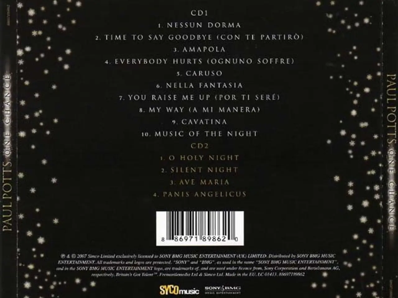 Billede 2 - Paul Potts – One Chance (Christmas Edition) – 2CD
