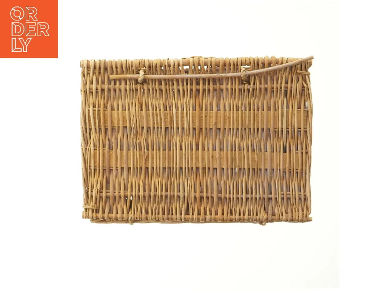 Billede 3 - Flettet opbevaringskurv (str. 36x26 cm)