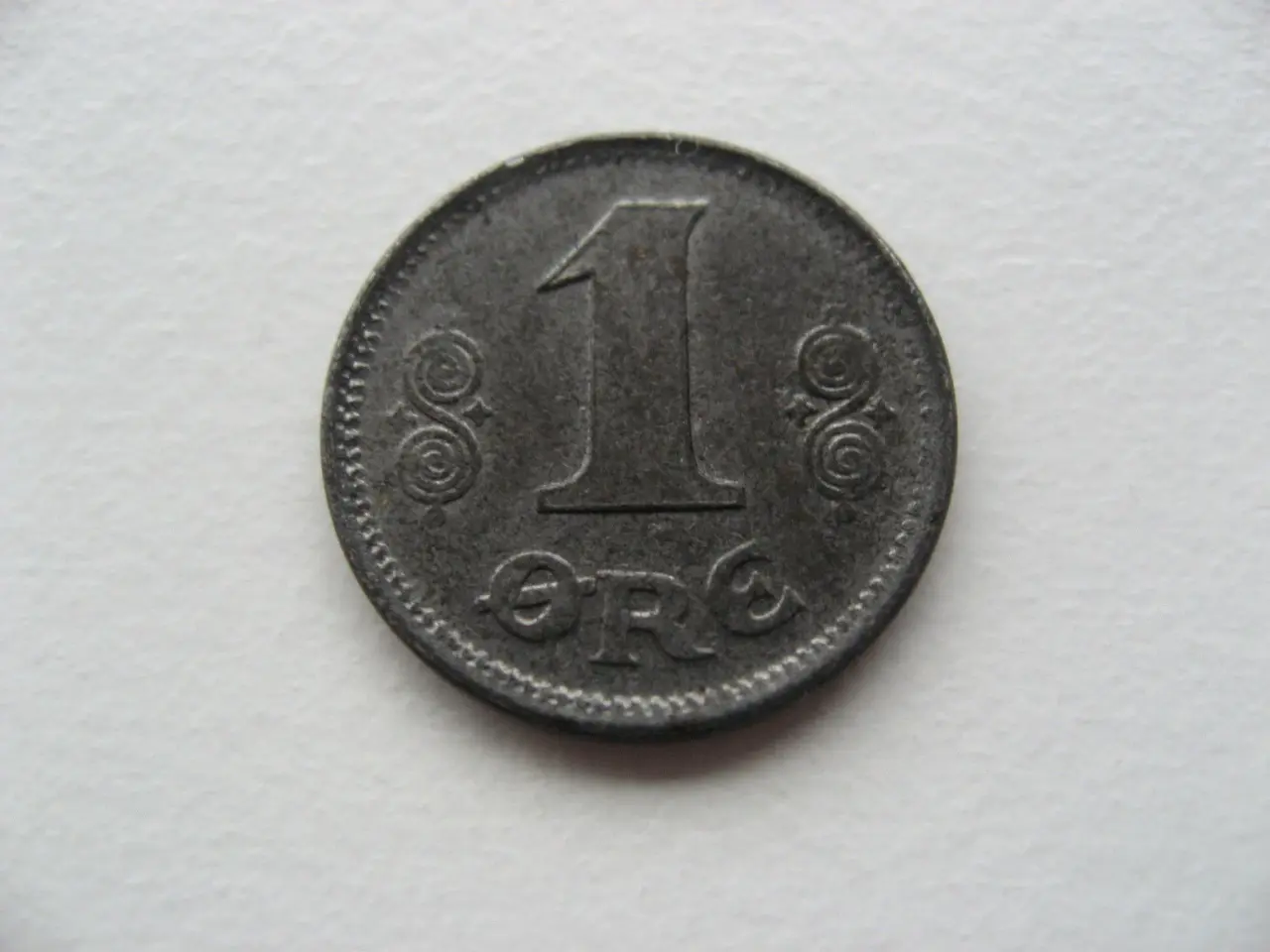 Billede 2 -  Smuk 1 øre 1918JERN 