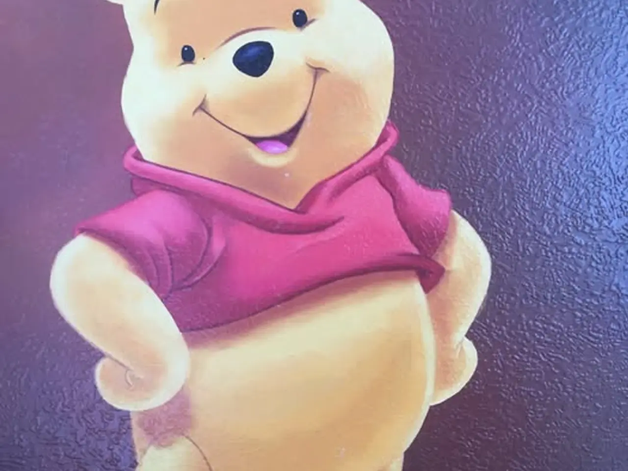 Billede 2 - 🌟 Peter Plys billede i ramme – 40 x 40 cm 🐻🍯