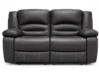 Cinema 2 pers. sofa - sort læder