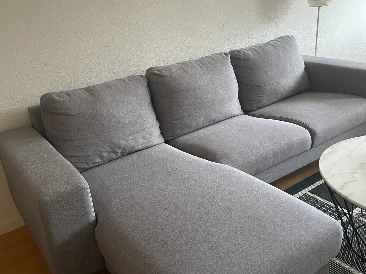 Billede 1 - God sofa med chaiselong 