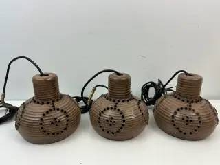 3 stk. retro keramik pendler