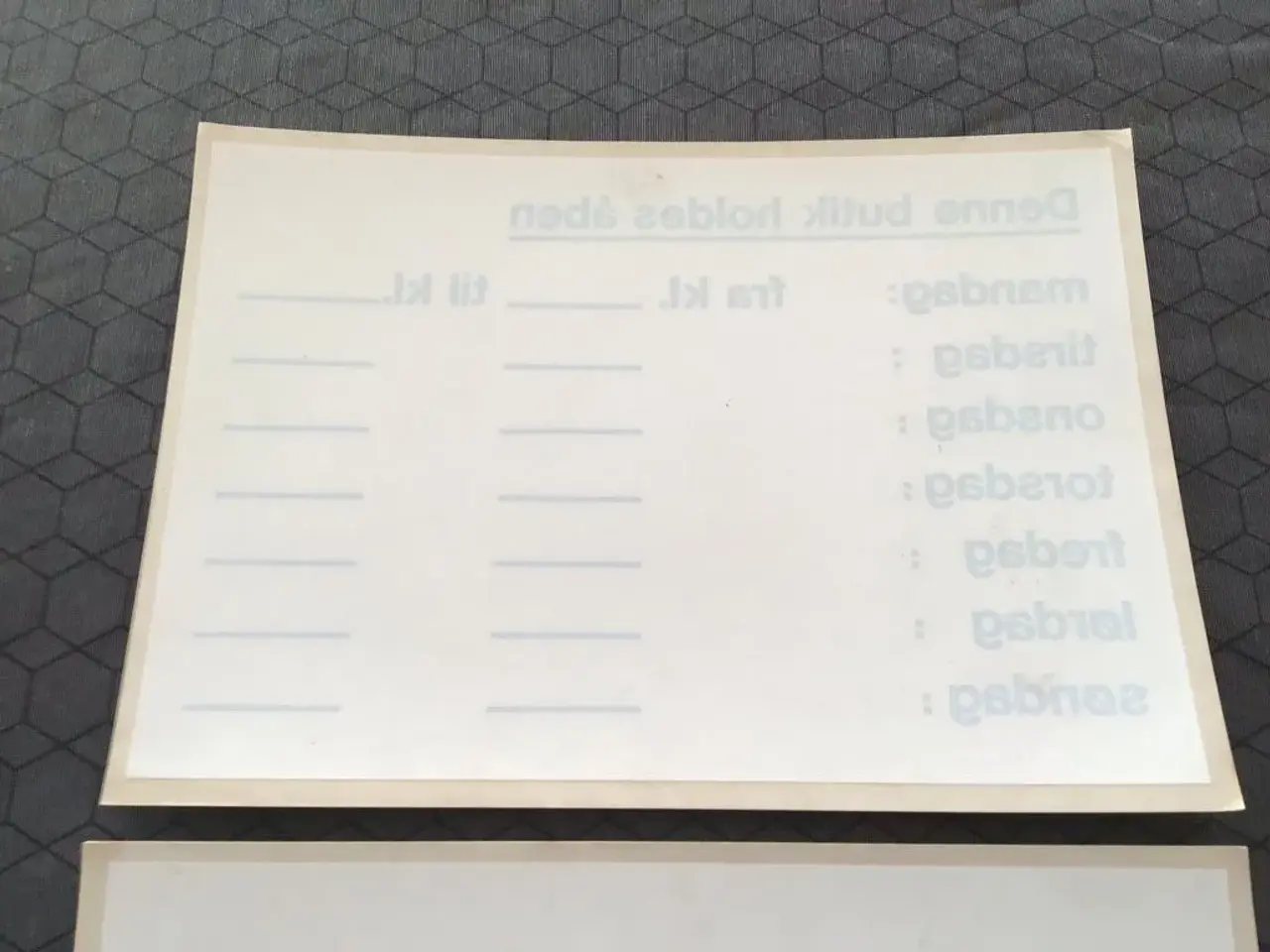 Billede 2 - Retro åbningstskilte