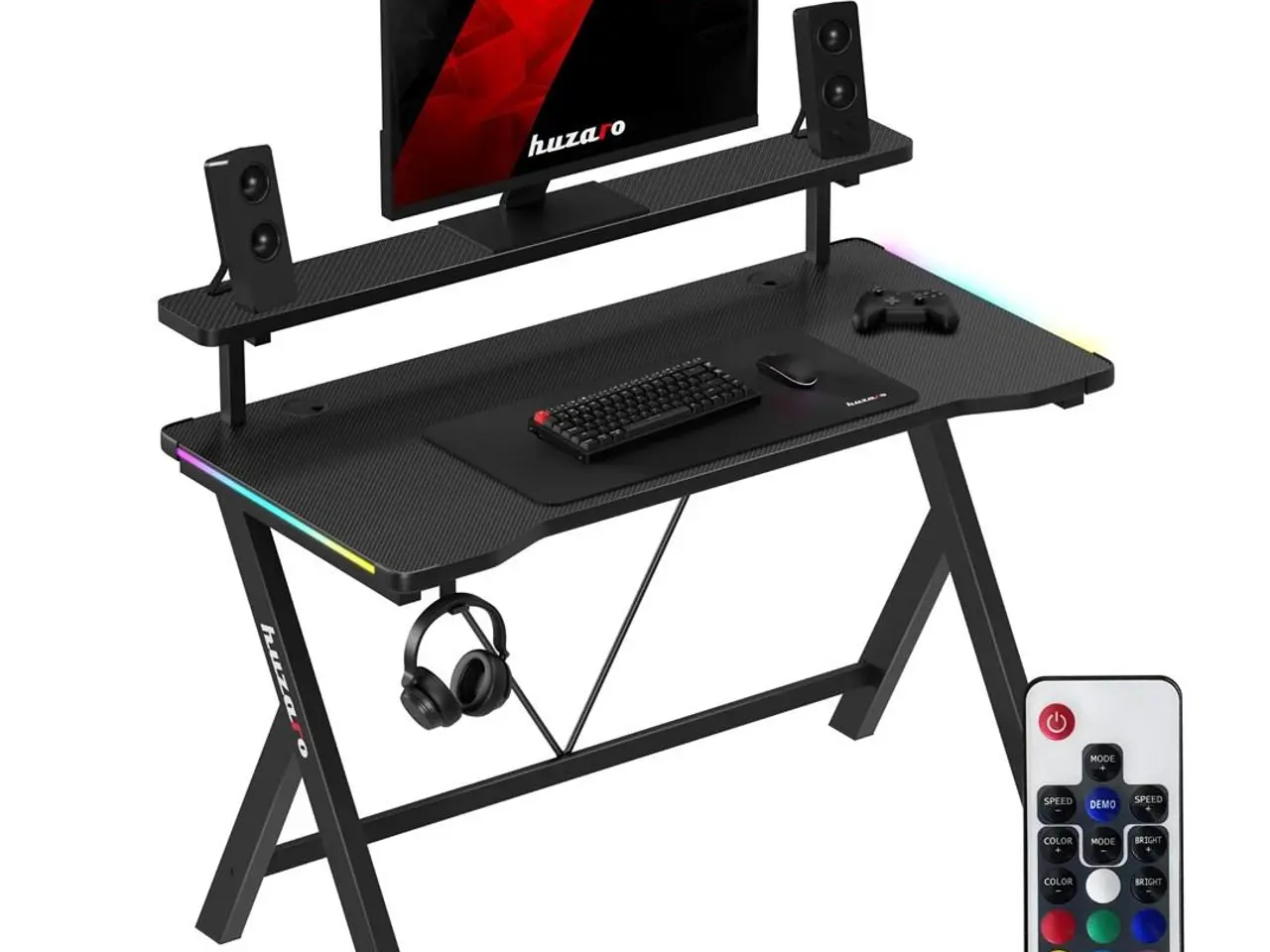 Billede 4 - Gamingbord Huzaro Hero 1.9 RGB - sort