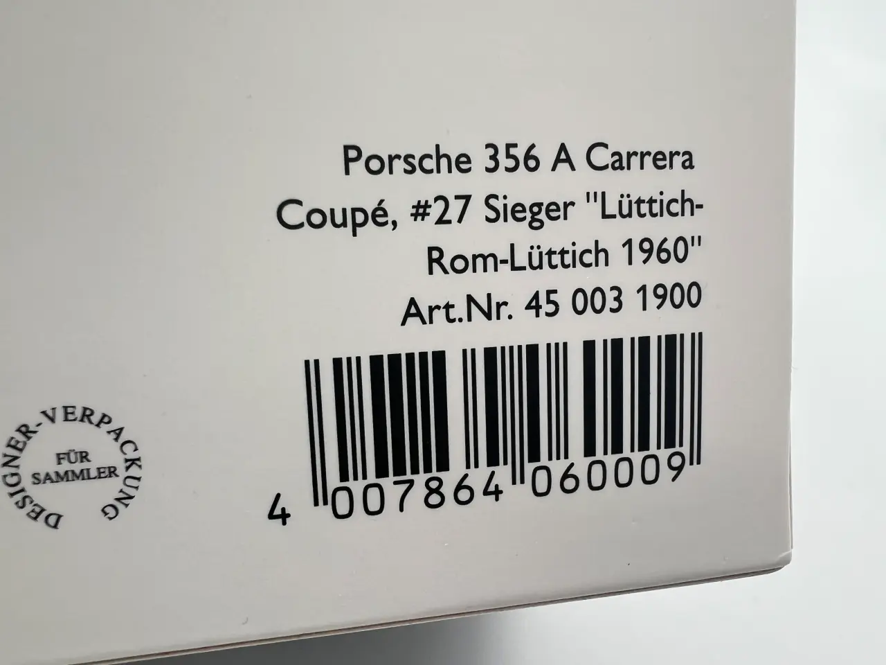 Billede 11 - 1960 Porsche 356 Carrera #27 - Schuco - 1:18