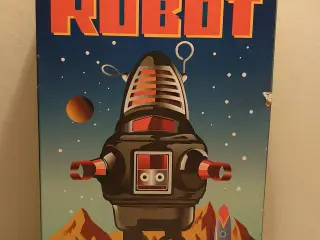 Vintage reproduktion af blik robot.
