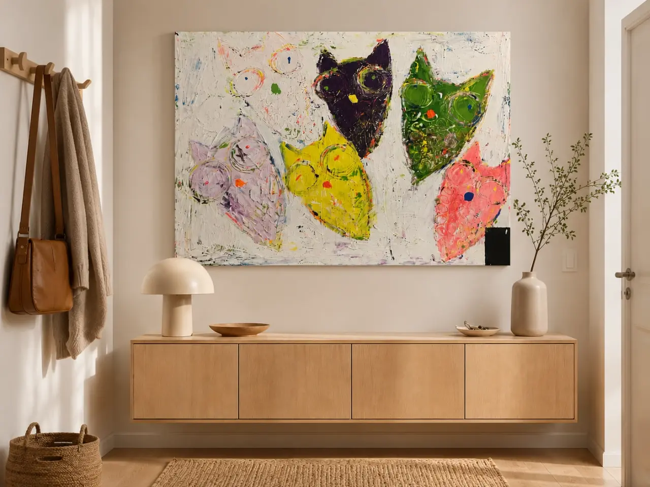 Billede 1 - Maleri 100x80 cm
