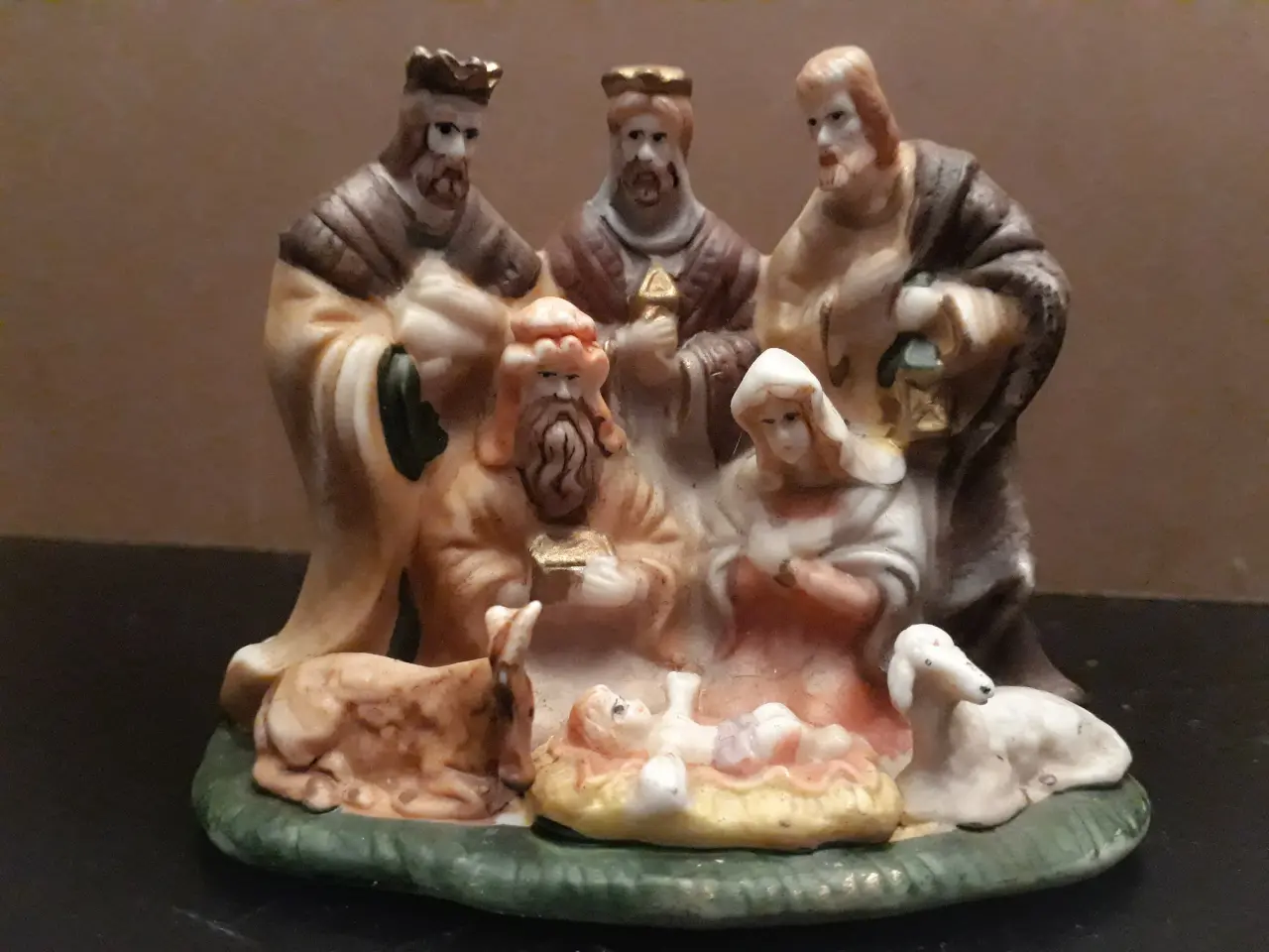 Billede 3 - Julekrybbe, Figurer, Fyrfadslys