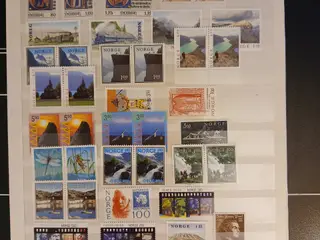 Norge (345) 5 Plancher med postfriske frimærker. 