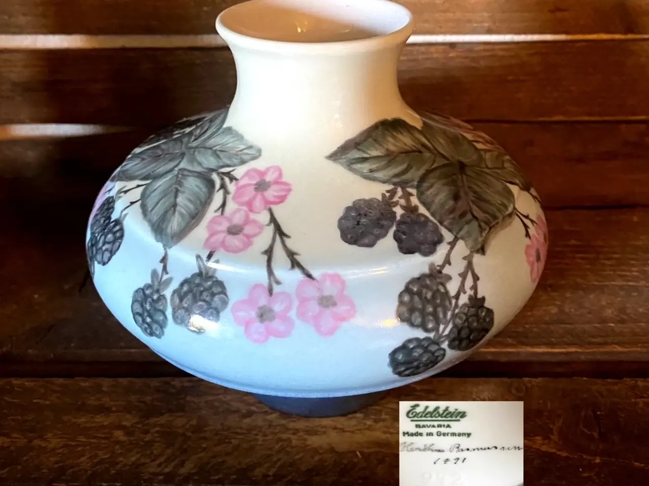 Billede 1 - * Unik Bavaria-vase - fra Edelstein 