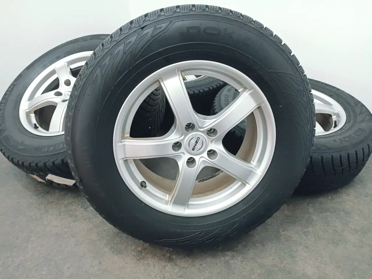 Billede 6 - 5x114,3 17" ET39 nav 71,5ø Enzo vintersæt