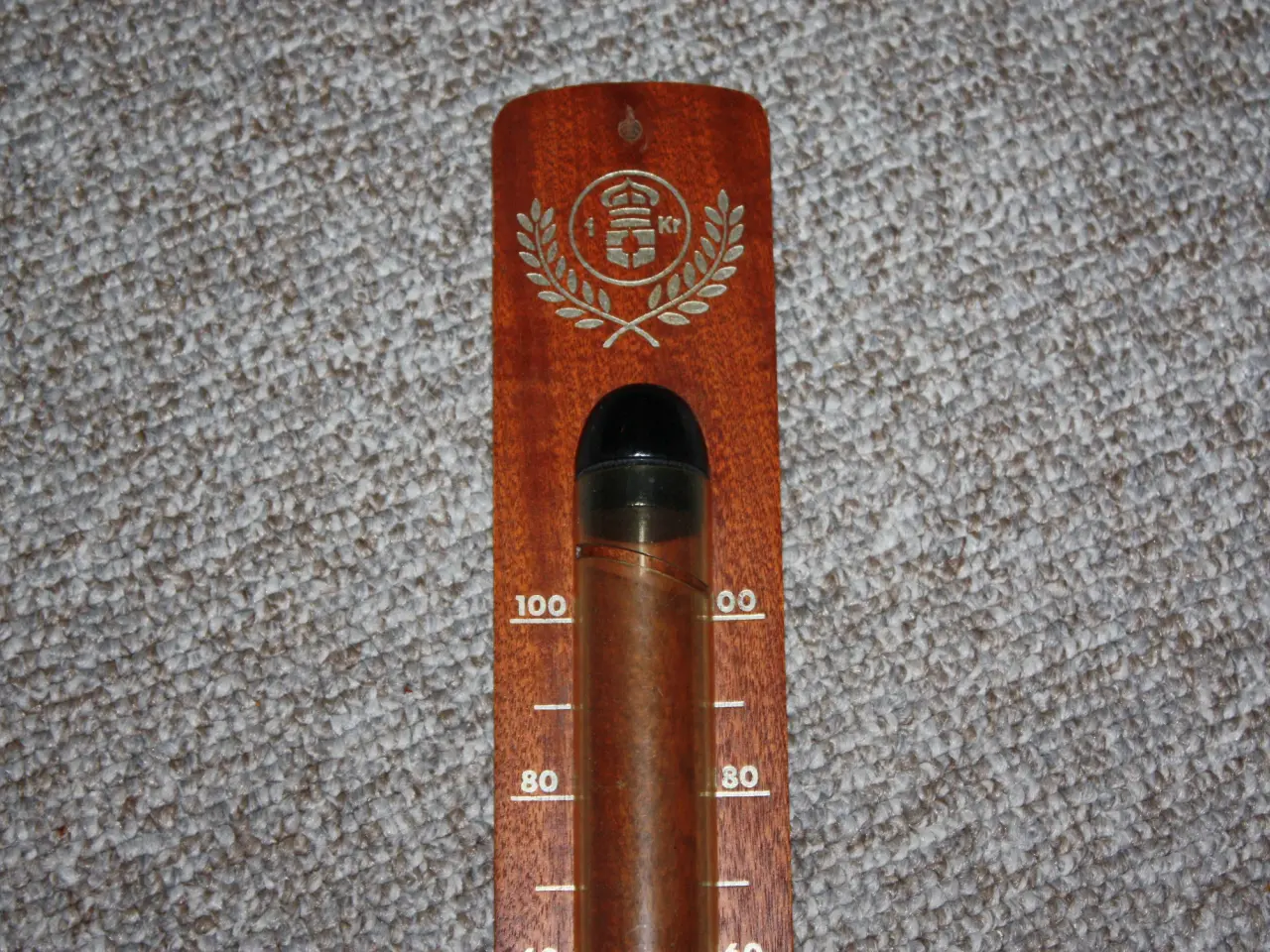 Billede 2 - Sparebøsse 1 kr. Sparemeter fra 1969 Svensk retro