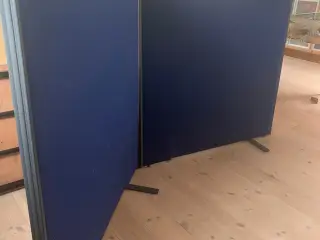 Blå rumdelere