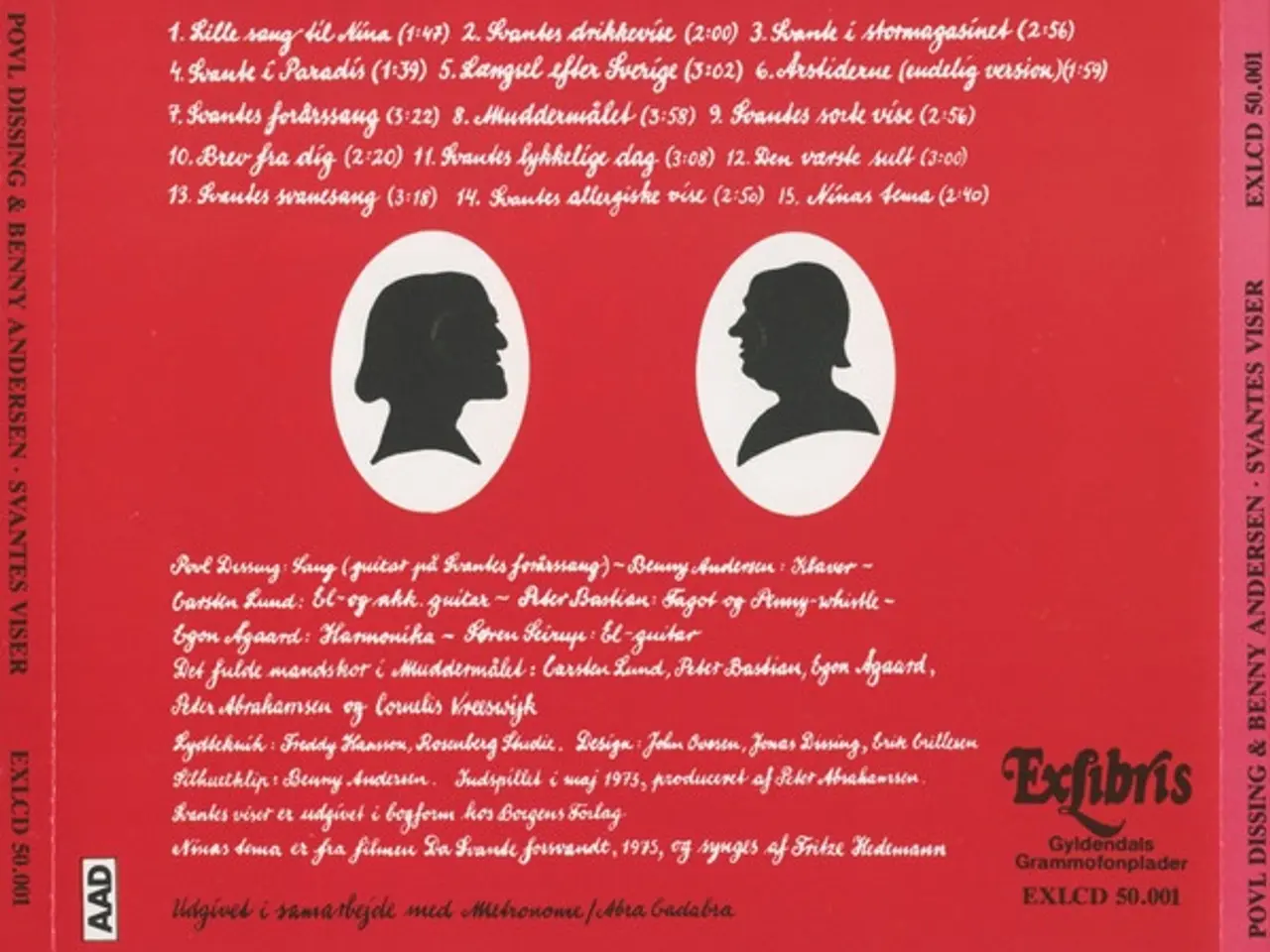 Billede 2 - Benny Andersen & Povl… – Svantes Viser – CD