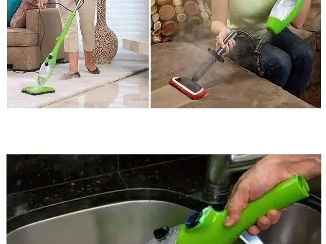 Billede 8 - H2O Dampmoppe inkl. tilbehør