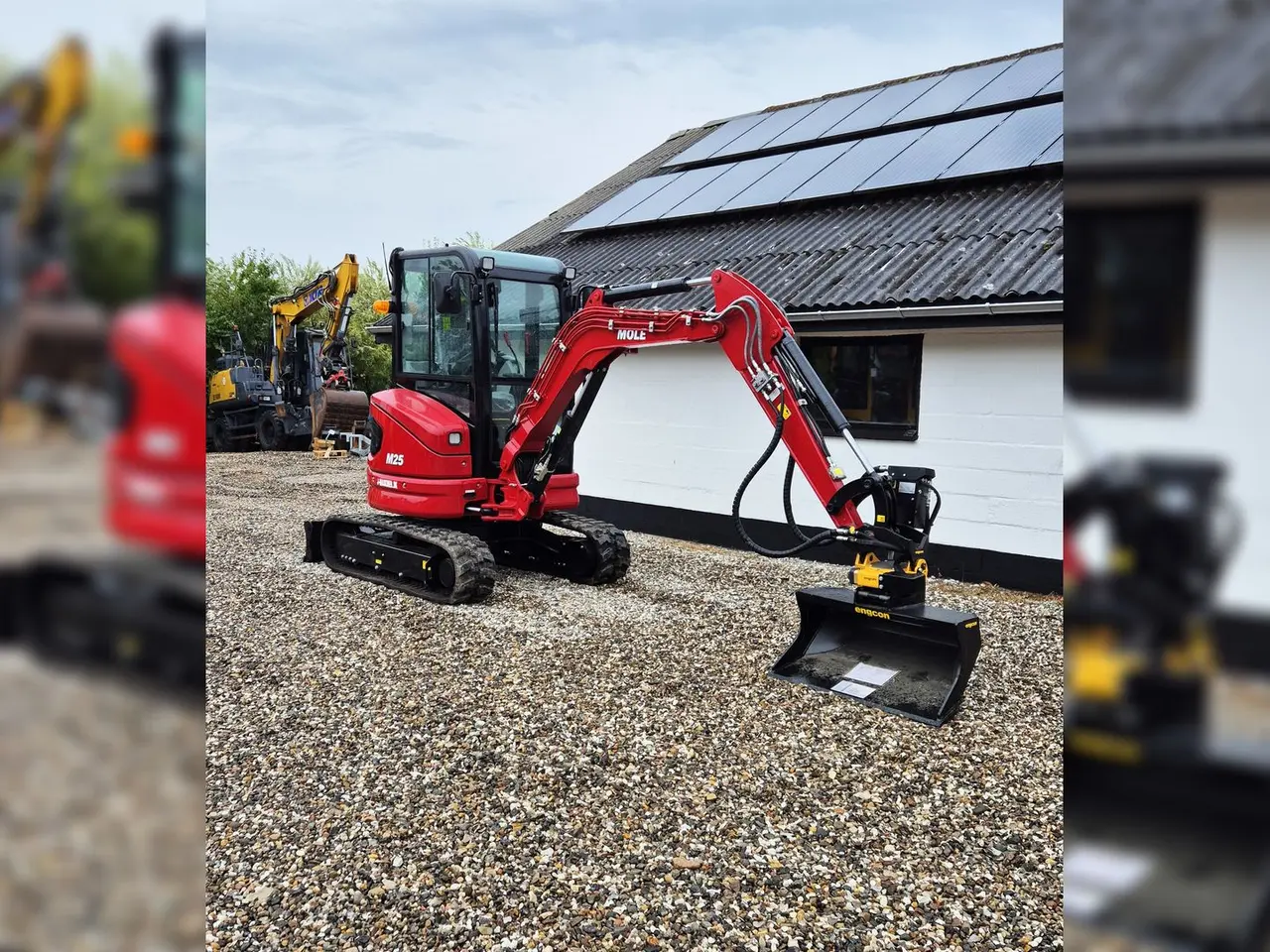 Billede 2 - MOLE M25 / 2.5 tons med Engcon rotortilt og skovlpakke / Yanmar motor
