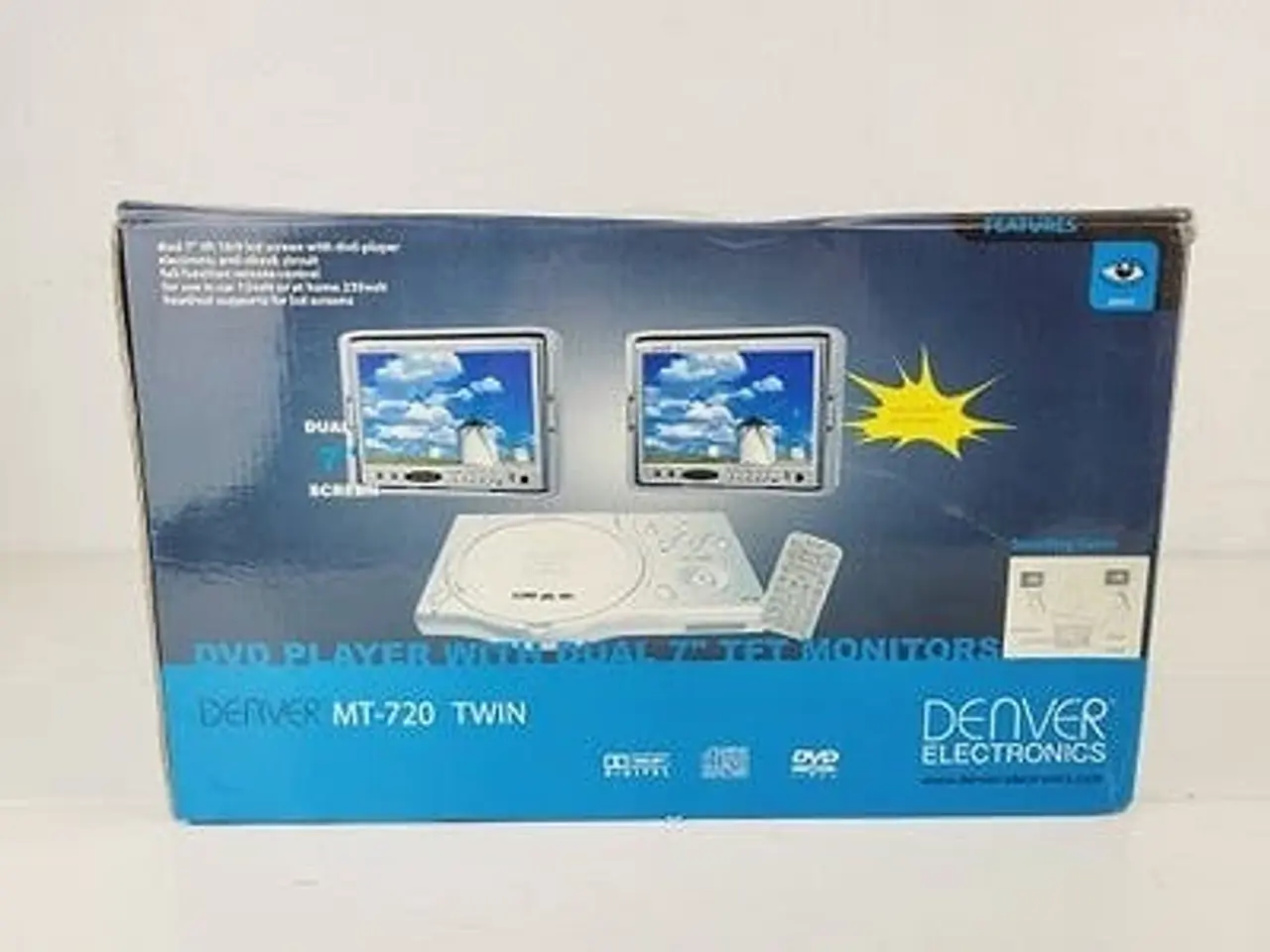 Billede 2 - ⭐️ Denver Mini DVD afspiller med 2 skærme