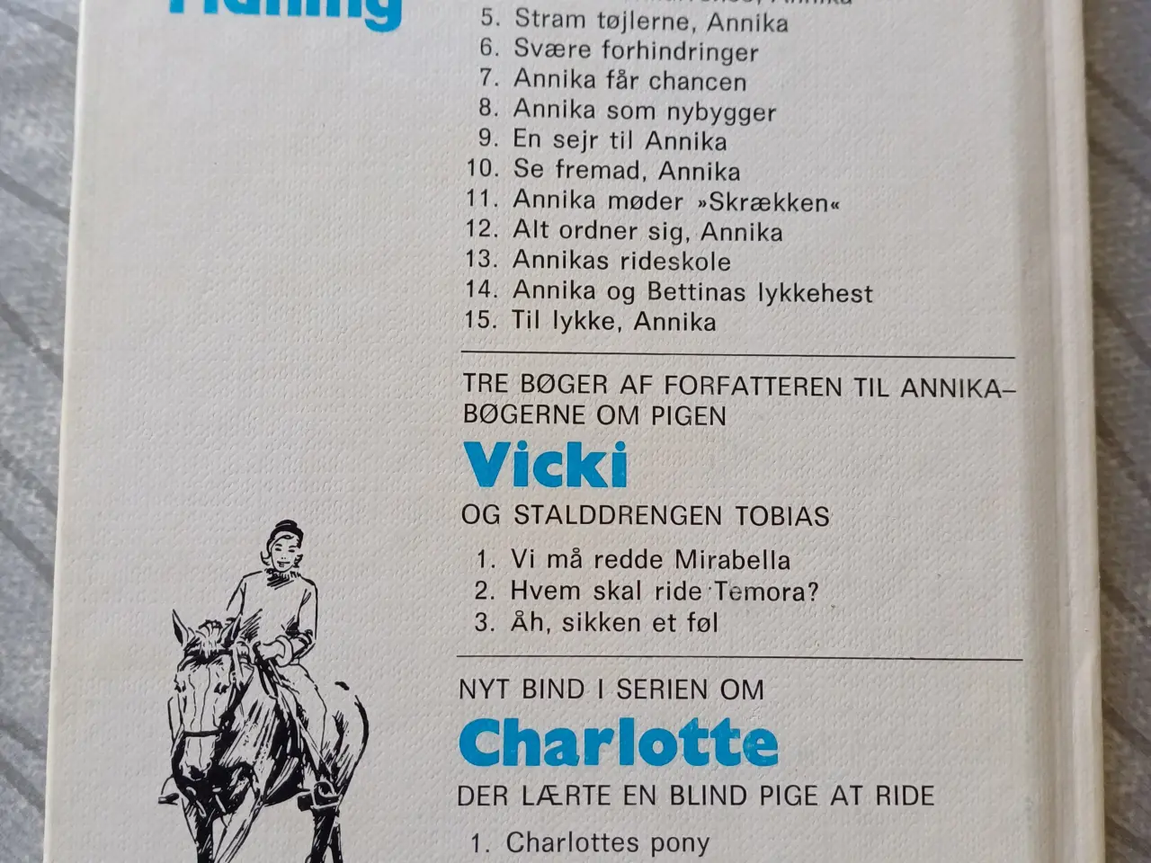 Billede 3 - Syv piger i sadlen af Anna-Lisa Almqvist