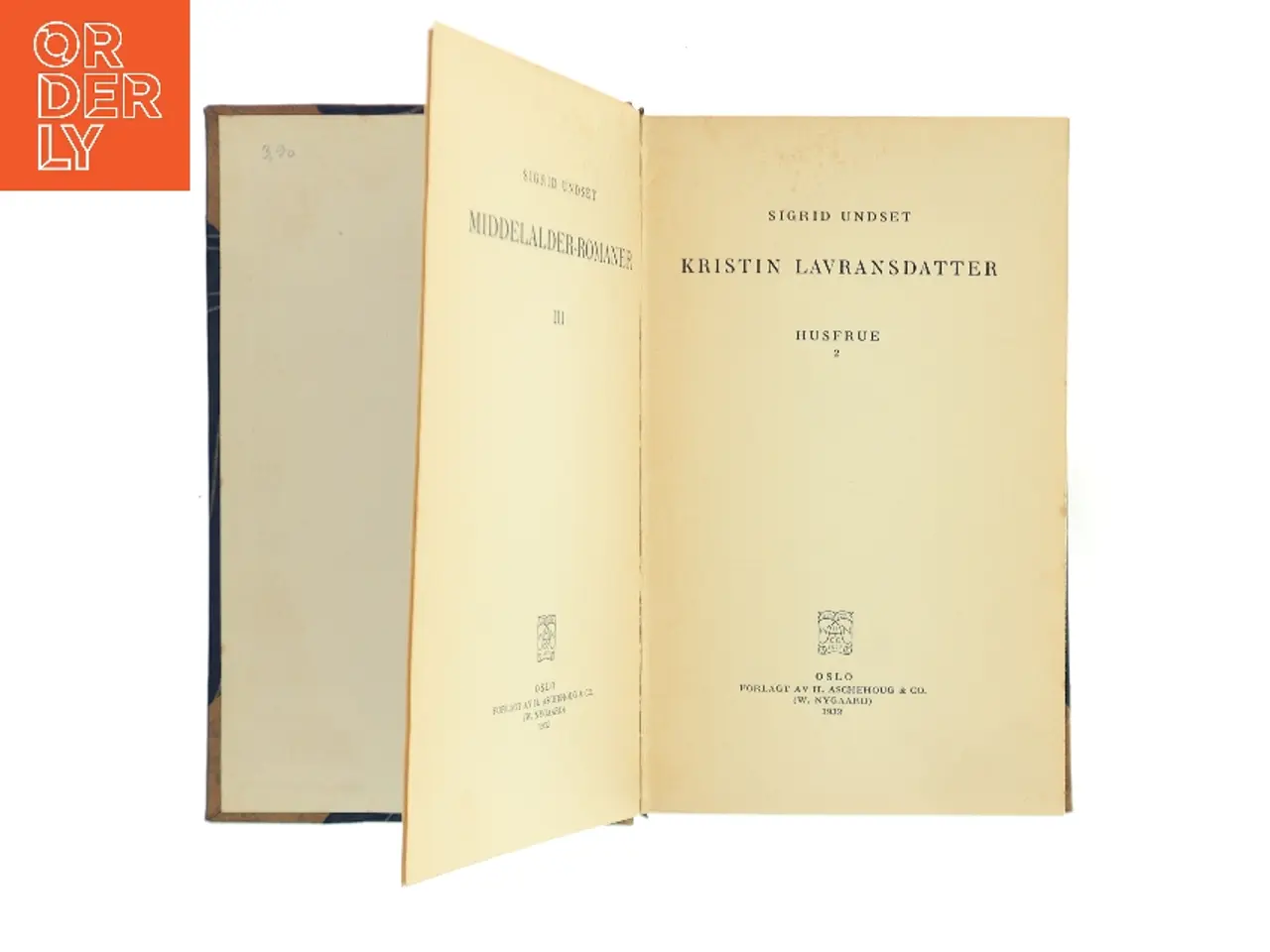 Billede 1 - Kristin Lavransdatter. Husfrue 2 af Sigrid Undset (Bog)