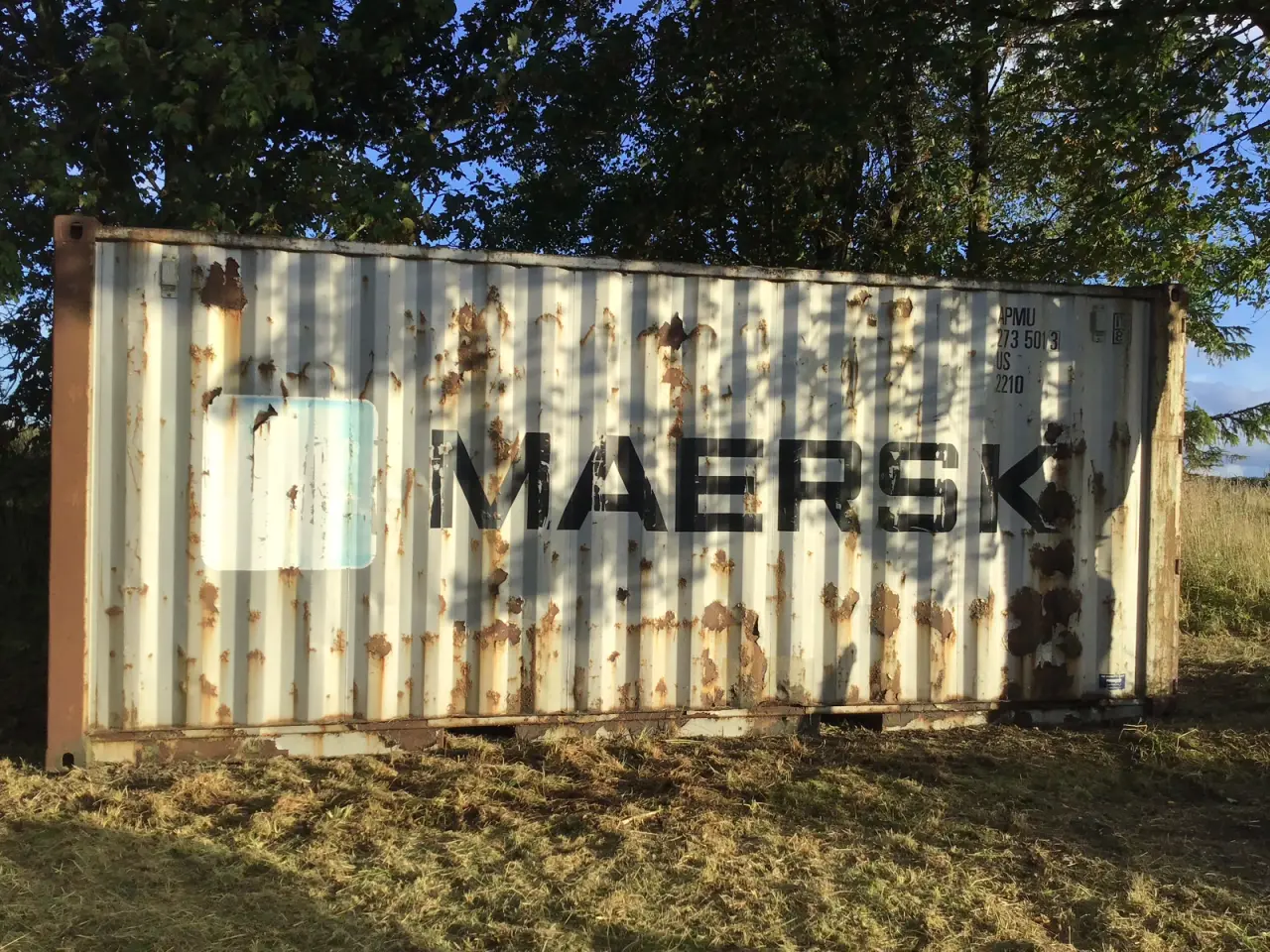 Billede 2 - 20 fods container med godkendt lås