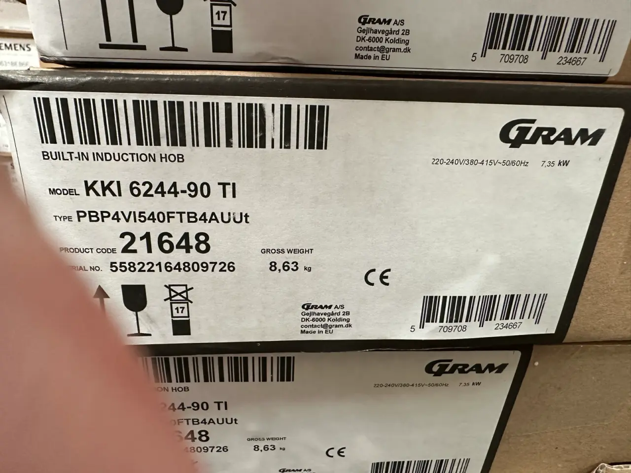 Billede 1 - Gram induktions kogeplade