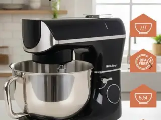 Røremaskine med varme i skål
