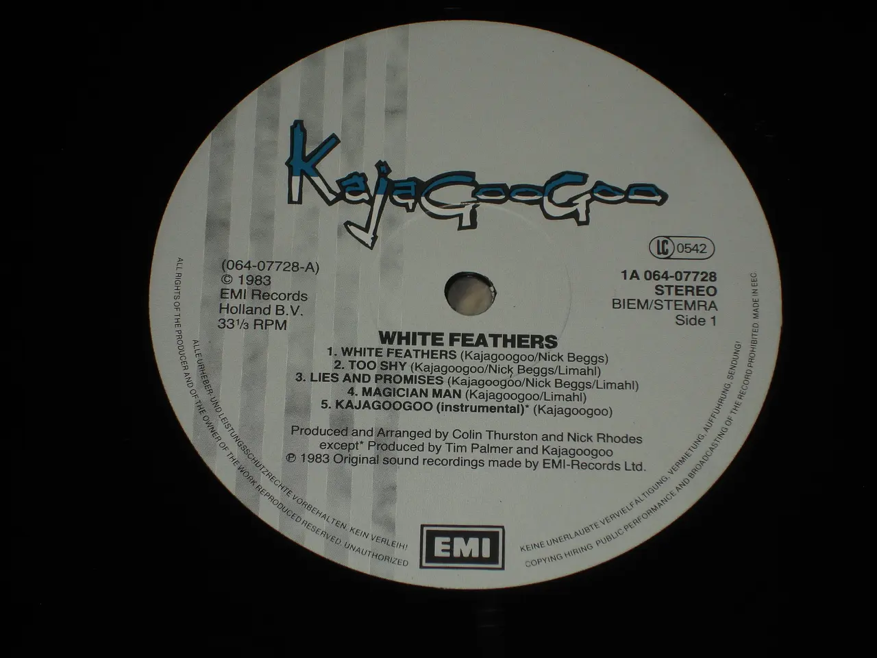 Billede 4 - KajaGooGoo – White Feathers ( Limahl )