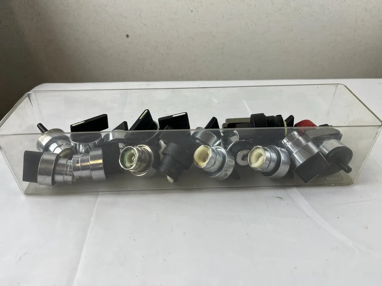 Billede 2 - blandet parti 22mm Rotary Selector kontakt Black
