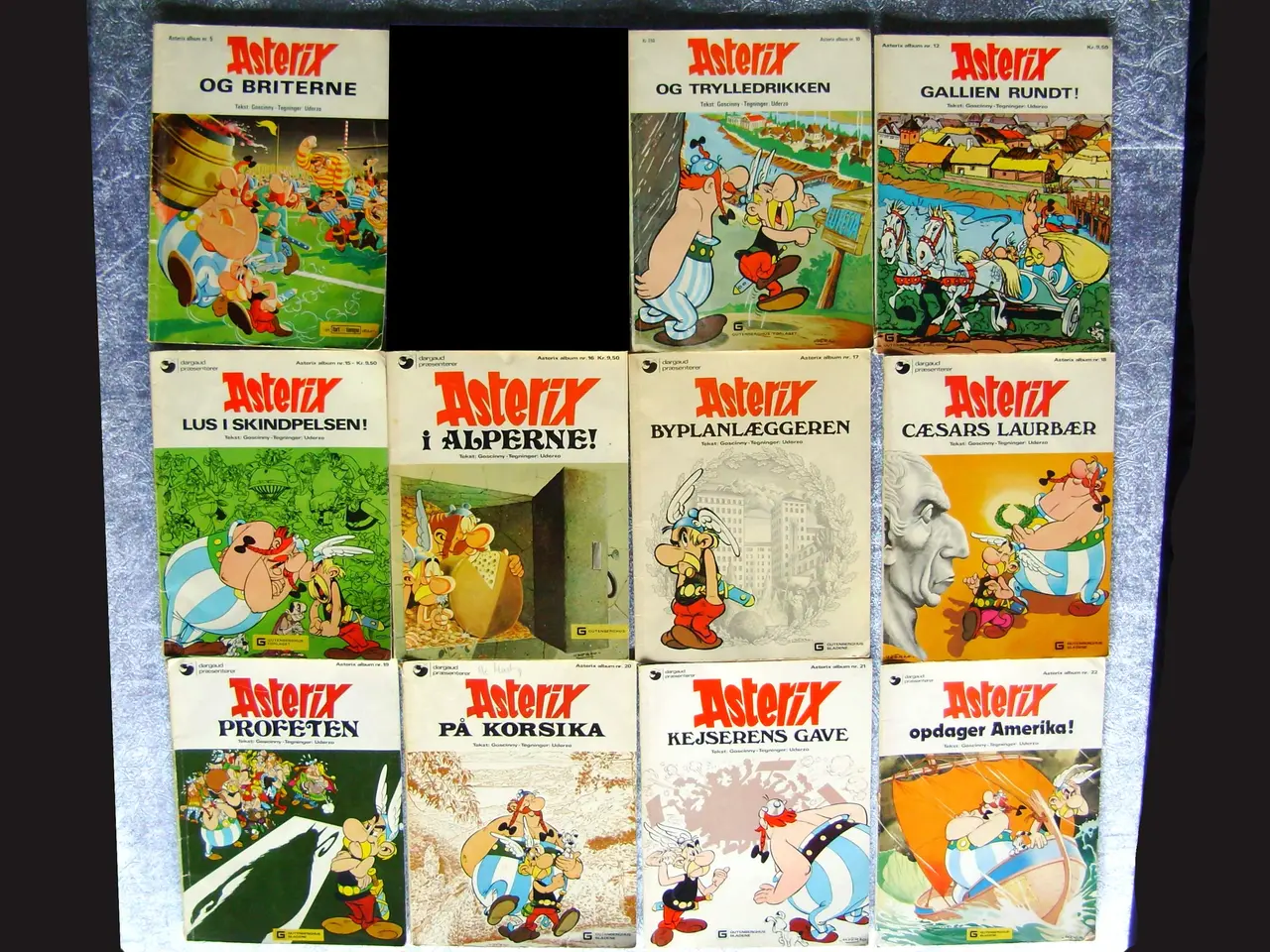 Billede 1 - Samling af Asterix tegneseriealbum