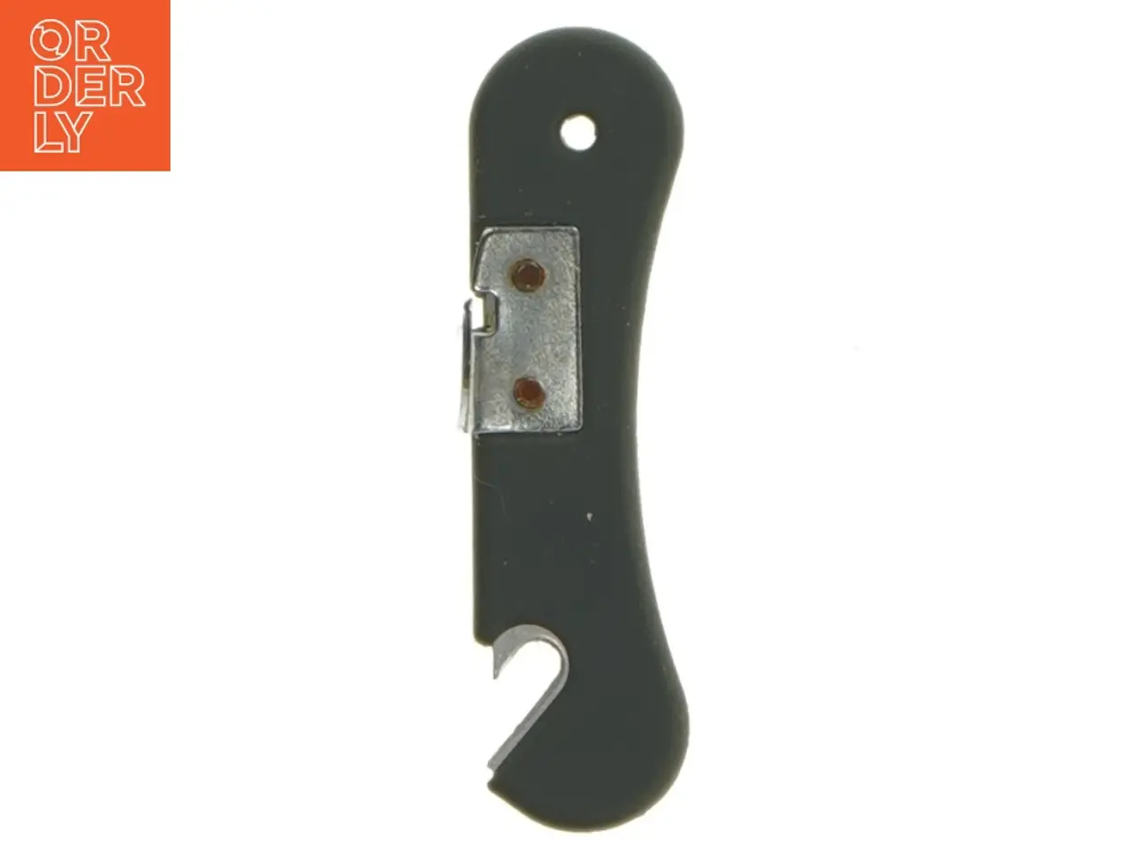 Billede 1 - Dåseåbner med sort håndtag (str. 10,5 cm)