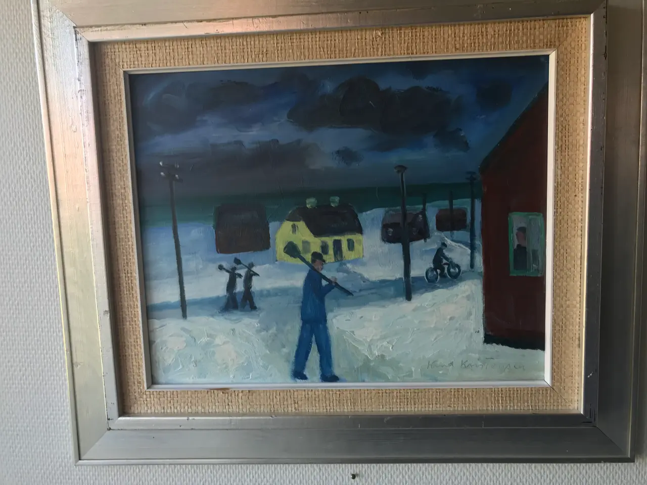Billede 5 - "Vinter ved Havet  -  Tøvejr."  Knud Kristensen