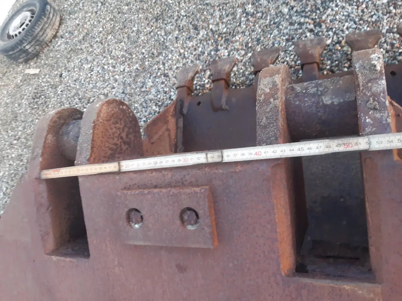 Billede 7 - 120cm Graveskovl/Med VIBY S2 Skifte, og spadekløer