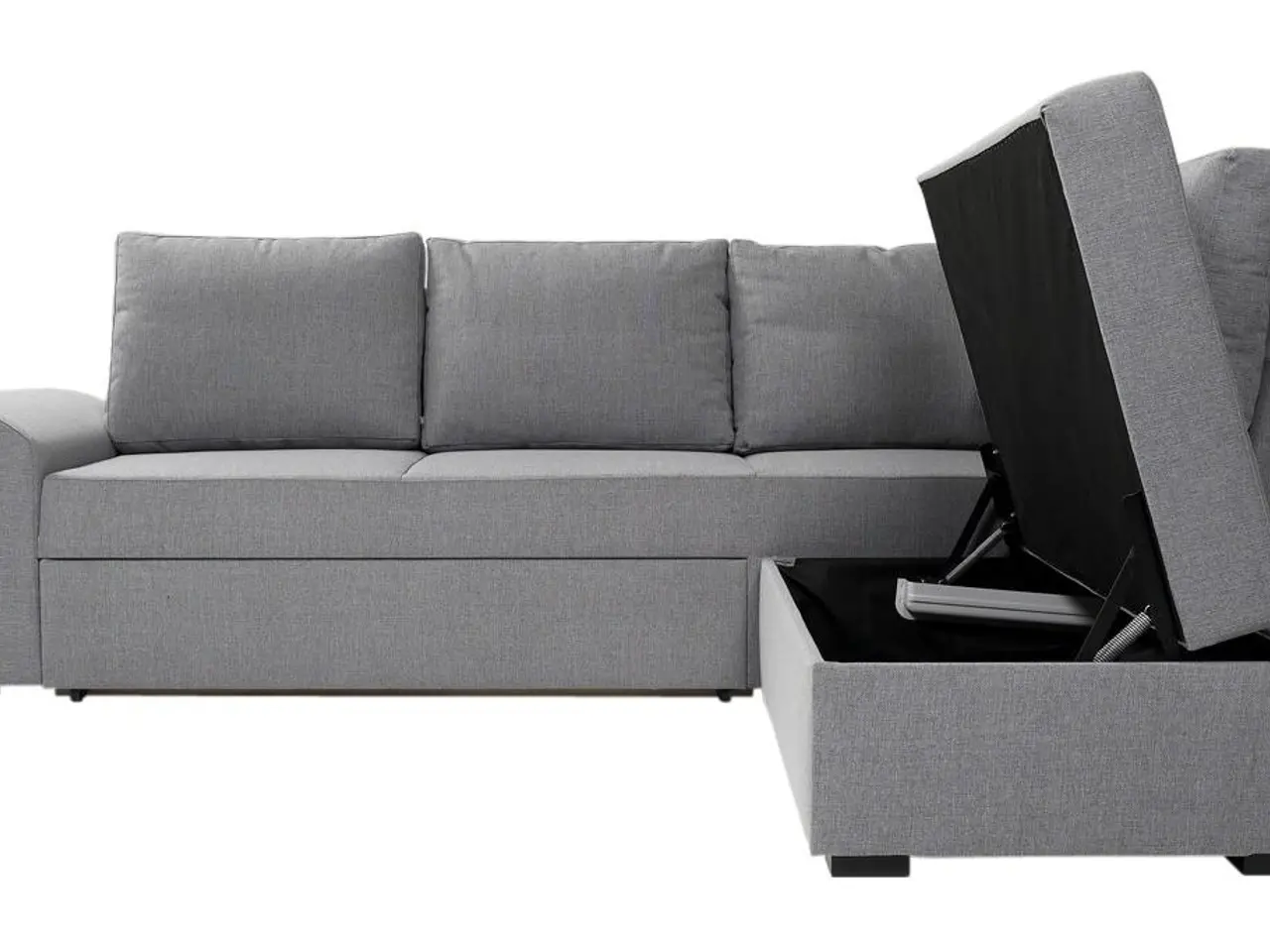 Billede 3 - Hjørnesovesofa Canapé Deluxe højrevendt - grå