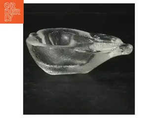 Lille glasskål formet som en pære (str. 13,5 x. 9,5 cm)
