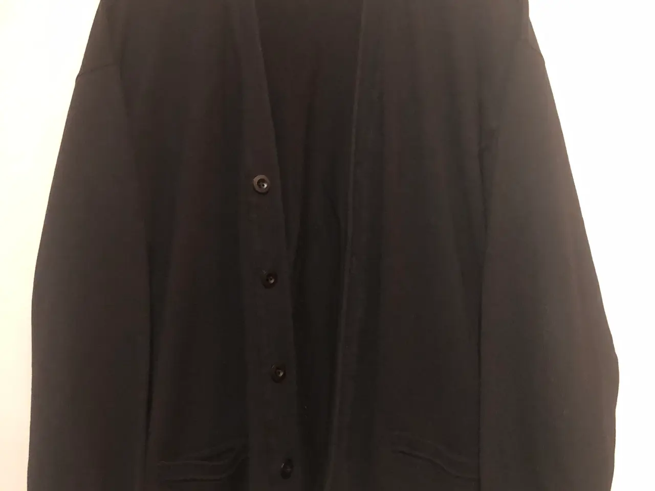 Billede 1 - Cardigan med knapper - sort